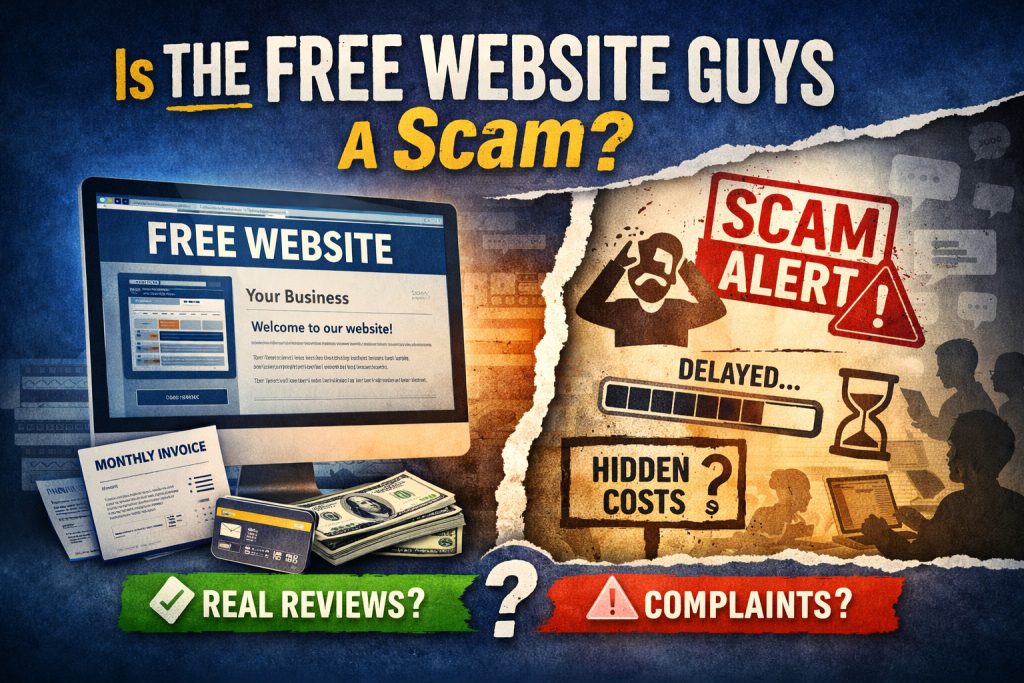 The Free Website Guys - scam or legit?