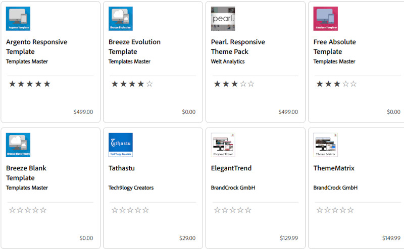 Adobe Commerce Themes