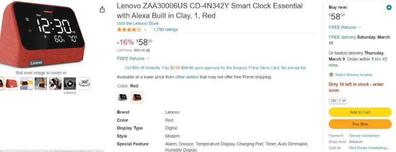 BigCommerce Product Page