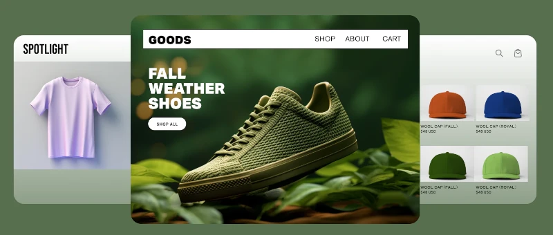 Websites built with Shopify
