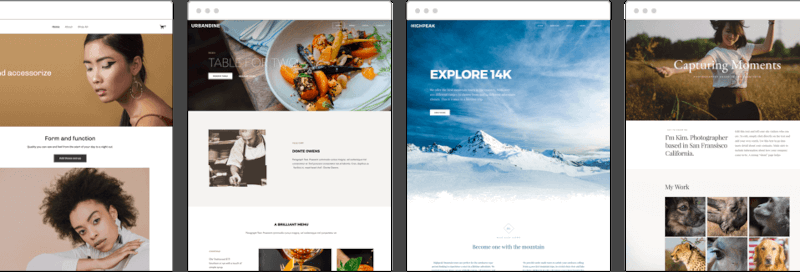 Websites built with Weebly
